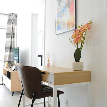 Cosy, Calme Et Climatisé Proche Centre Appartement *